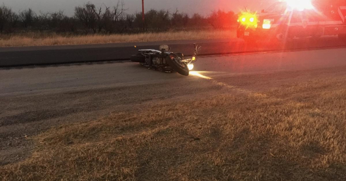 U.S. 67 Southwest of San Angelo Blocked Due to Motorcycle Crash