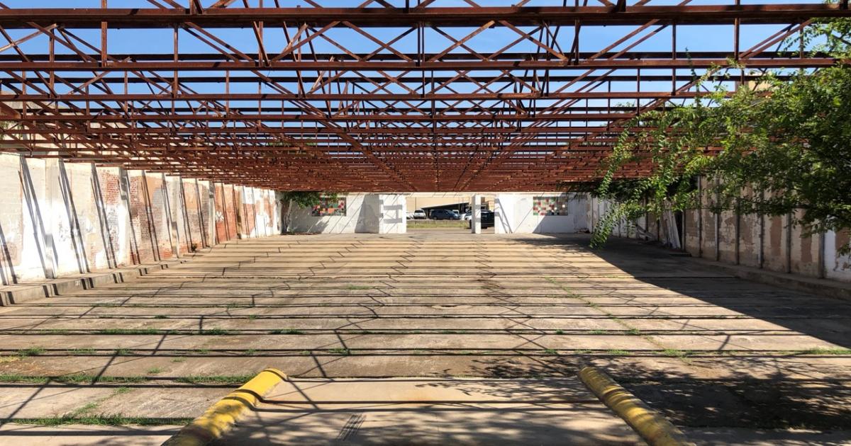 Old Falling Down Bowling Alley Downtown About to Undergo Art Renaissance