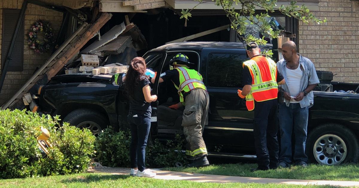 Pickup Driver Arrested After Crashing Into A House Following Collision ...