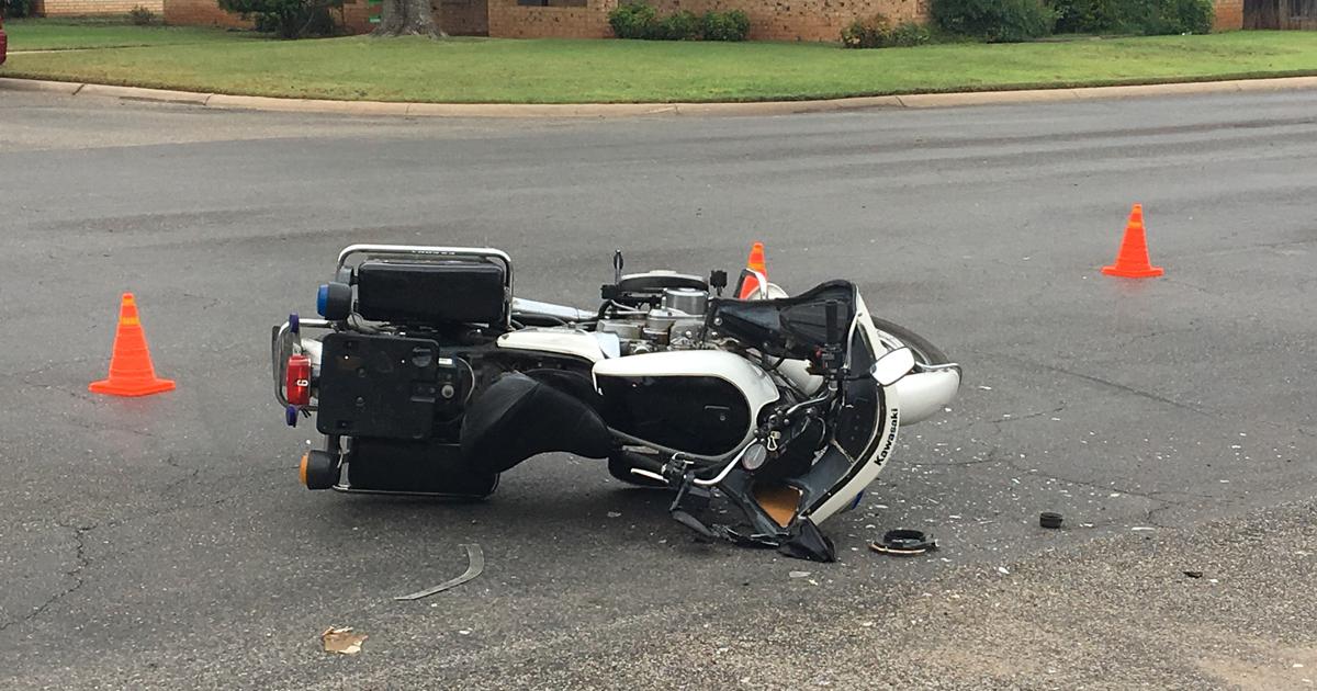Motorcycle Escort Injured in Morning Crash on College Hills