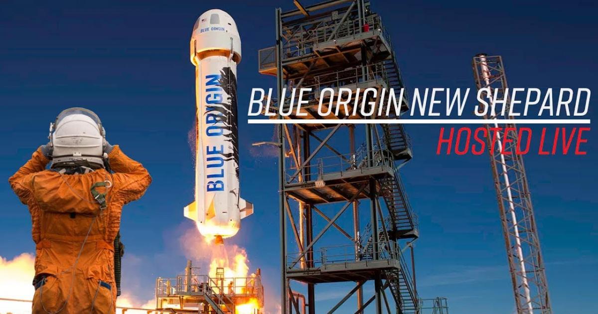 VIDEO Successful Blue Origin Rocket Test in West Texas