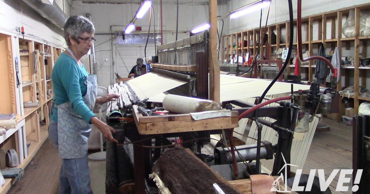 WATCH The Past Meets The Present With Paint Rock Handwoven Rugs