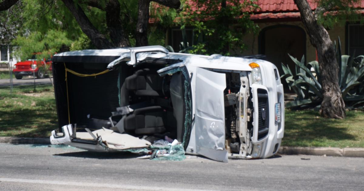Driver in Critical Condition After Rollover Crash on Pecos