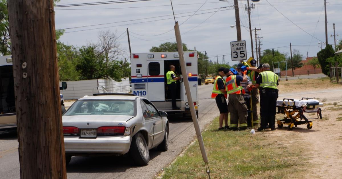 Two Drivers Taken to Hospital After Crash at 19th & Martin Luther King
