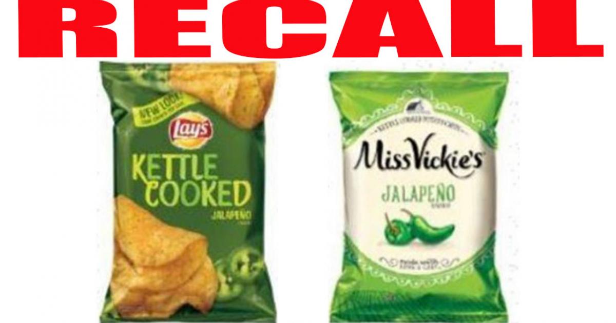 FritoLay Recalls Two Flavors of Their Potato Chips