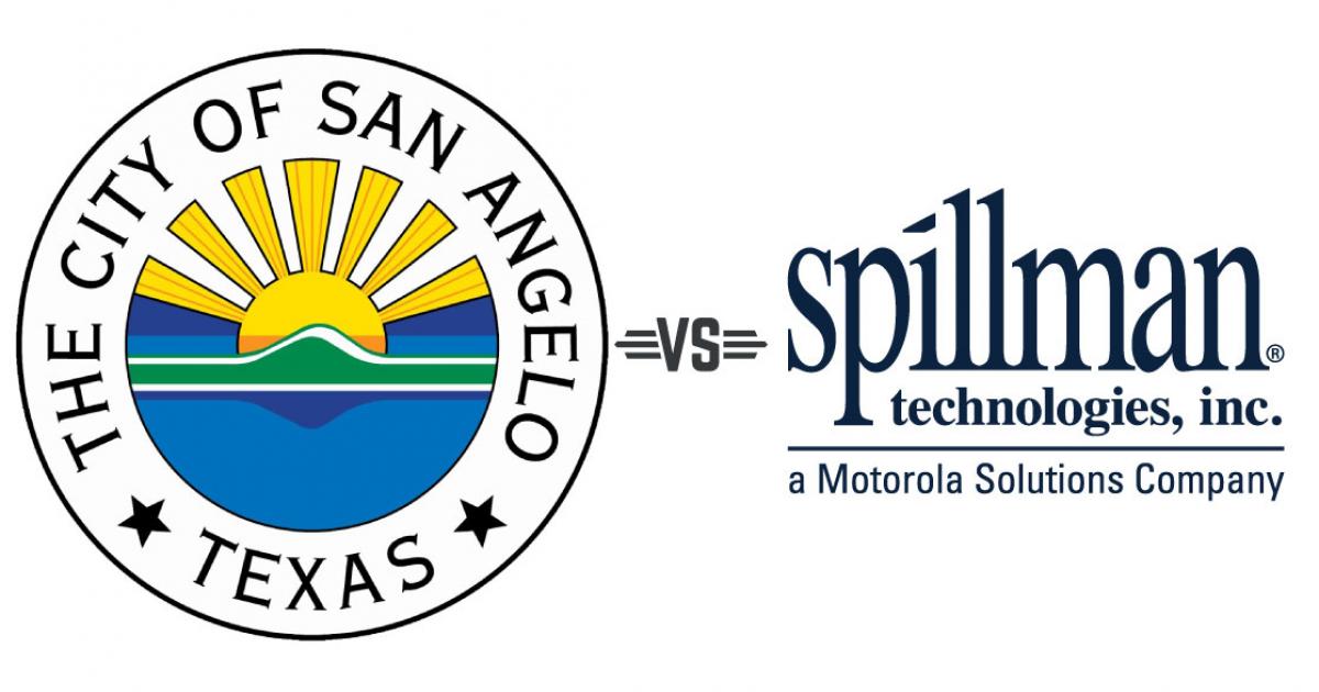 San Angelo Files 3.875 Million Lawsuit Against Spillman Technologies