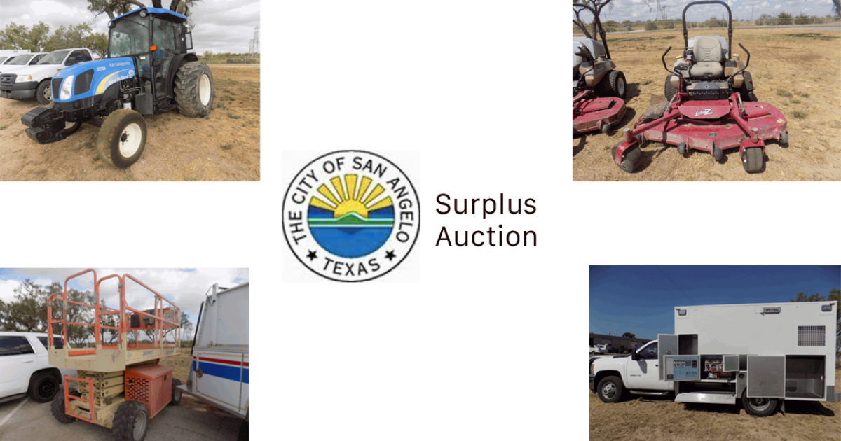 City Surplus Auction Begins Monday
