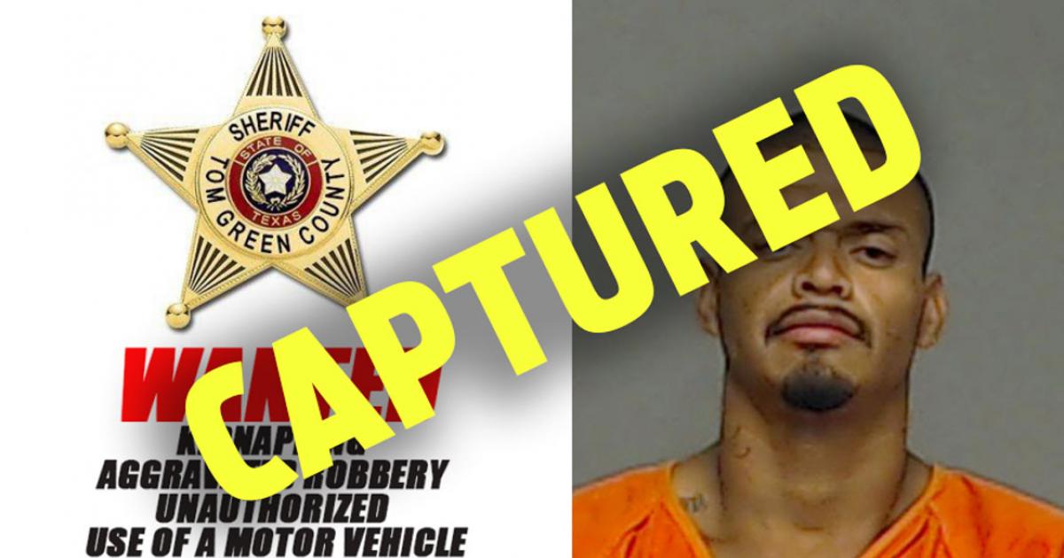 San Angelo Man Wanted for Kidnappping and More Arrested
