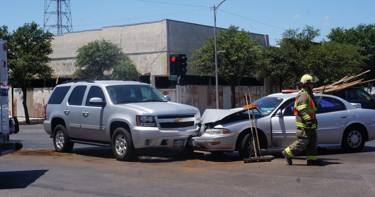 Downtown Crash Sends one Driver to the Hospital