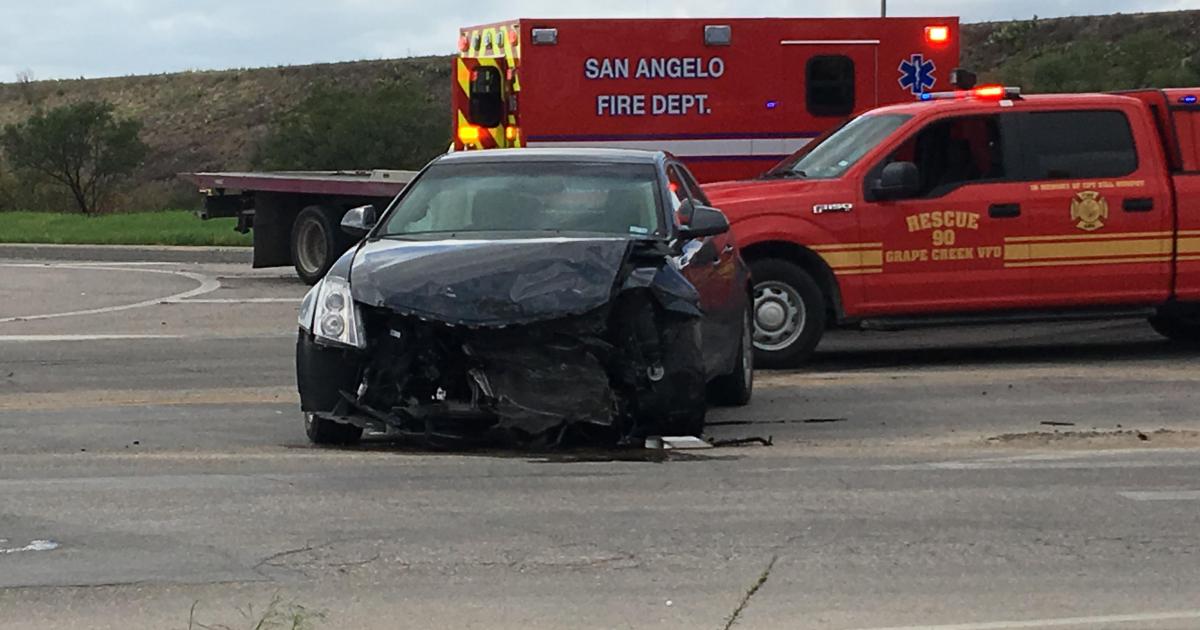 Cadillac Crashes into Lincoln Sending Two to the Hospital