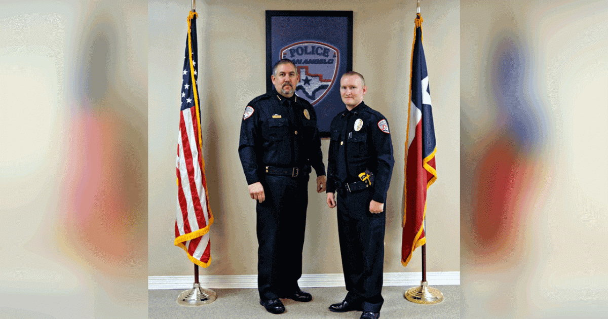 SAPD 2 New Officers to Their Family