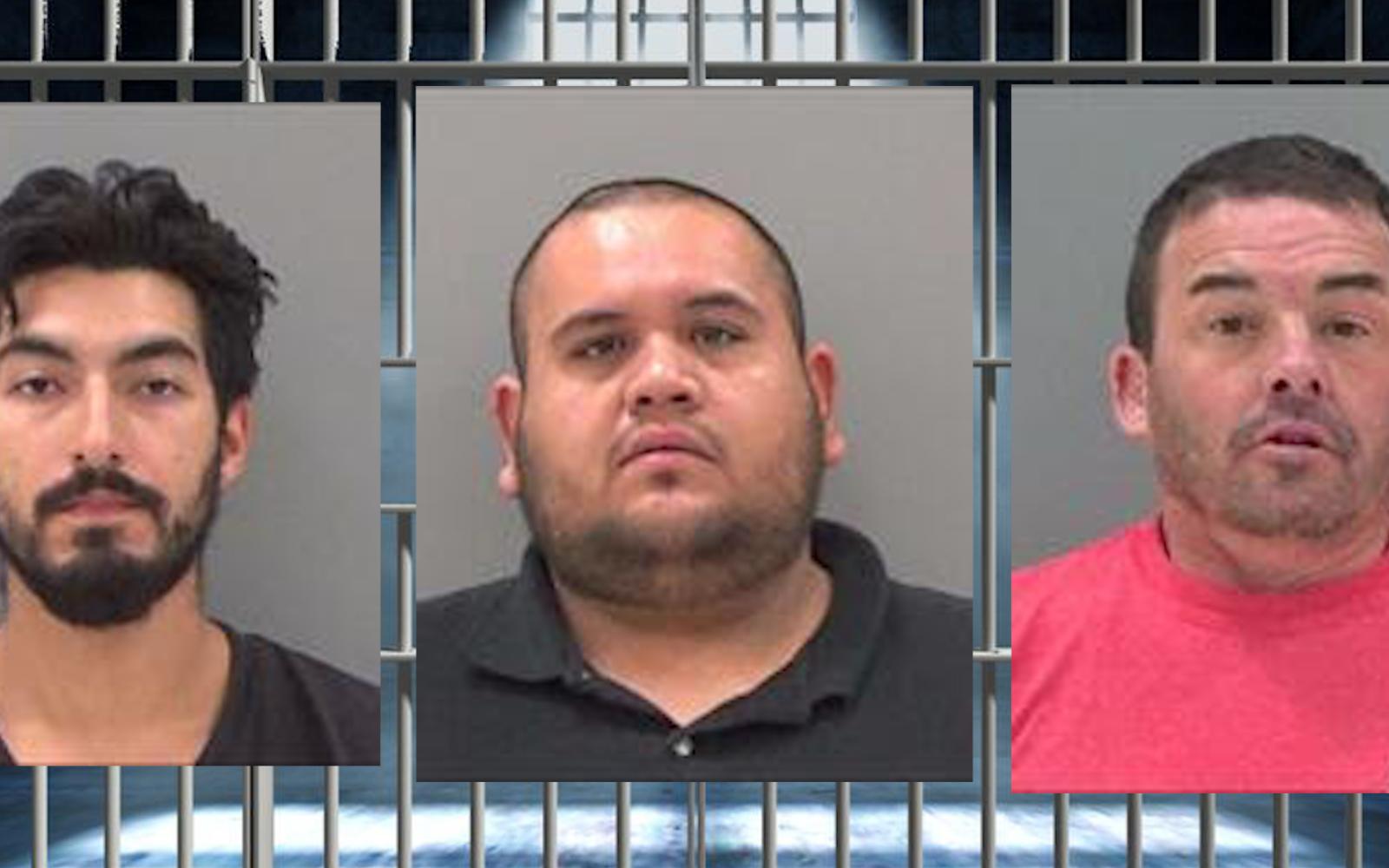 Ricky Tejeda (left) Xavier Posada (middle) Travis Russell (right)