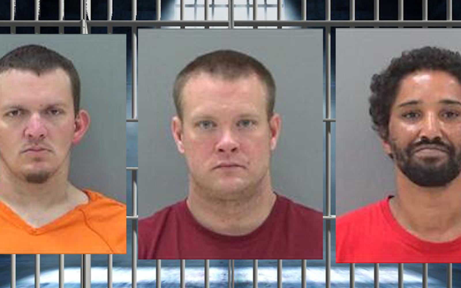 Jonathan Chambers (left) Corey Scott (middle) Kenneth Amos (right)
