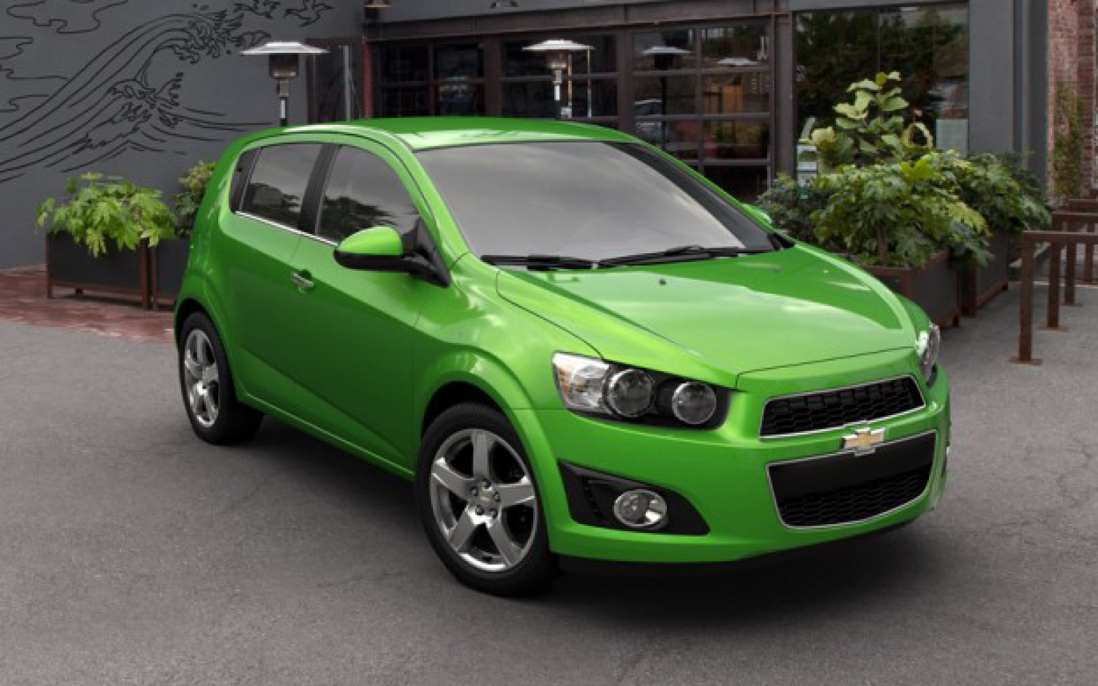 Green Chevy Sonic