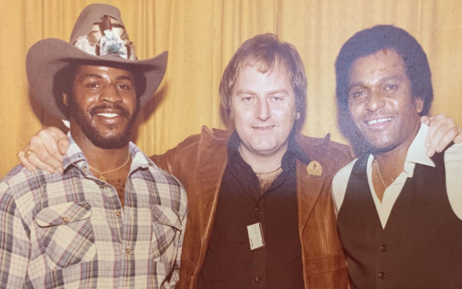 Earl Campbell, Randy Jackson and Charley Pride