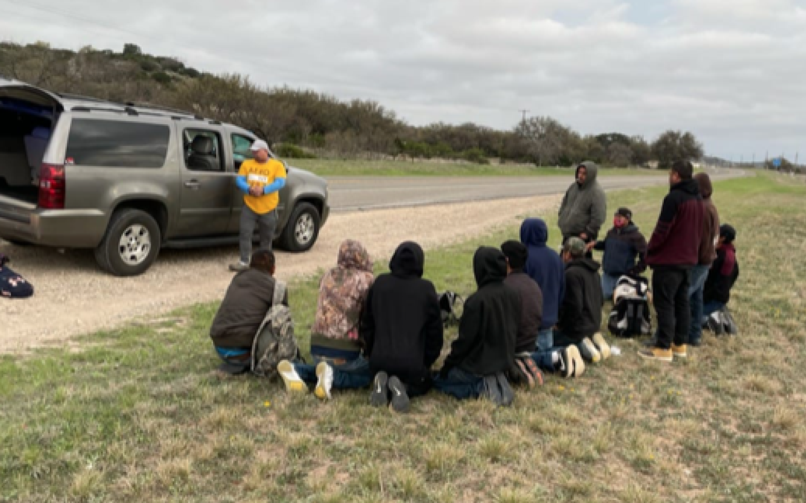 Group of Illegal Aliens Captured in Sutton County