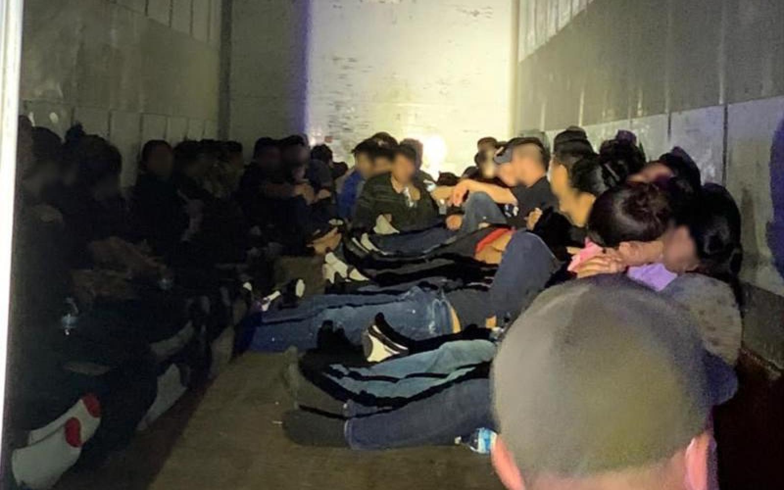 Illegal Aliens in Trailer 4/2021 (Contributed/CBP)