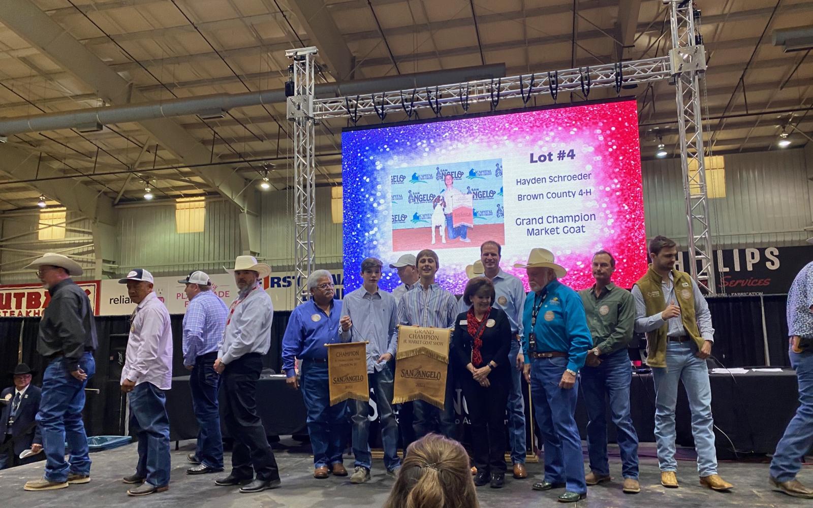 2021 Grand Champion Market Goat (LIVE! Photo/Yantis Green)