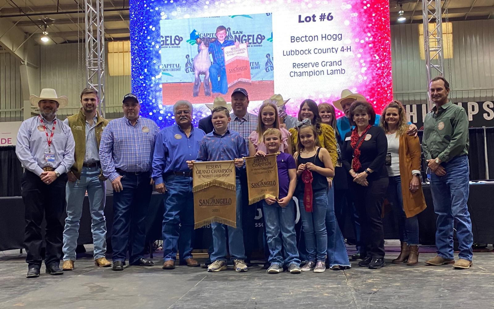 2021 Reserve Grand Champion Lamb (LIVE! Photo/Yantis Green)