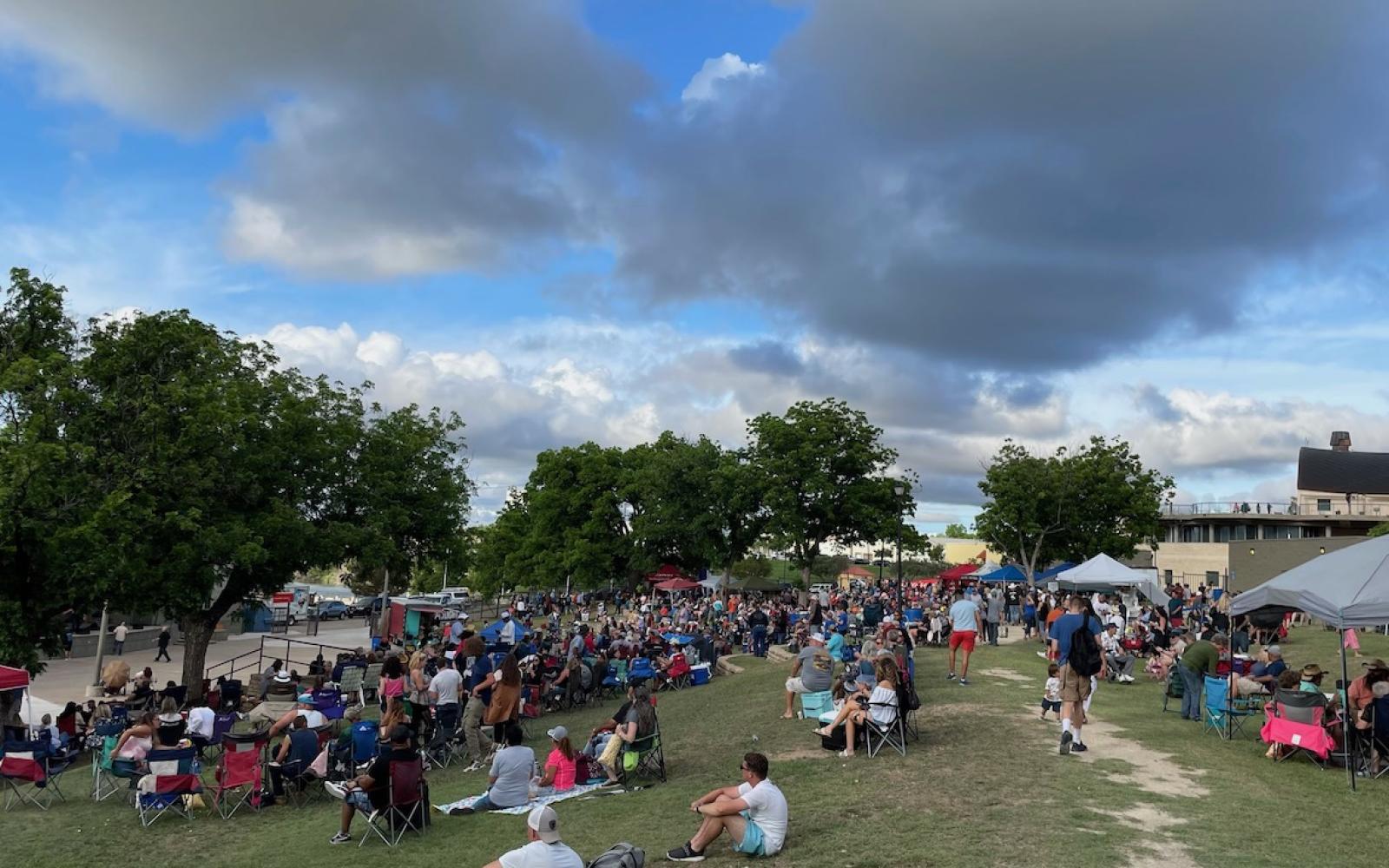 An appreciative crowd had gathered by the late afternoon at the May 22 San Angelo Blues Fest at the San Angelo RiverStage.