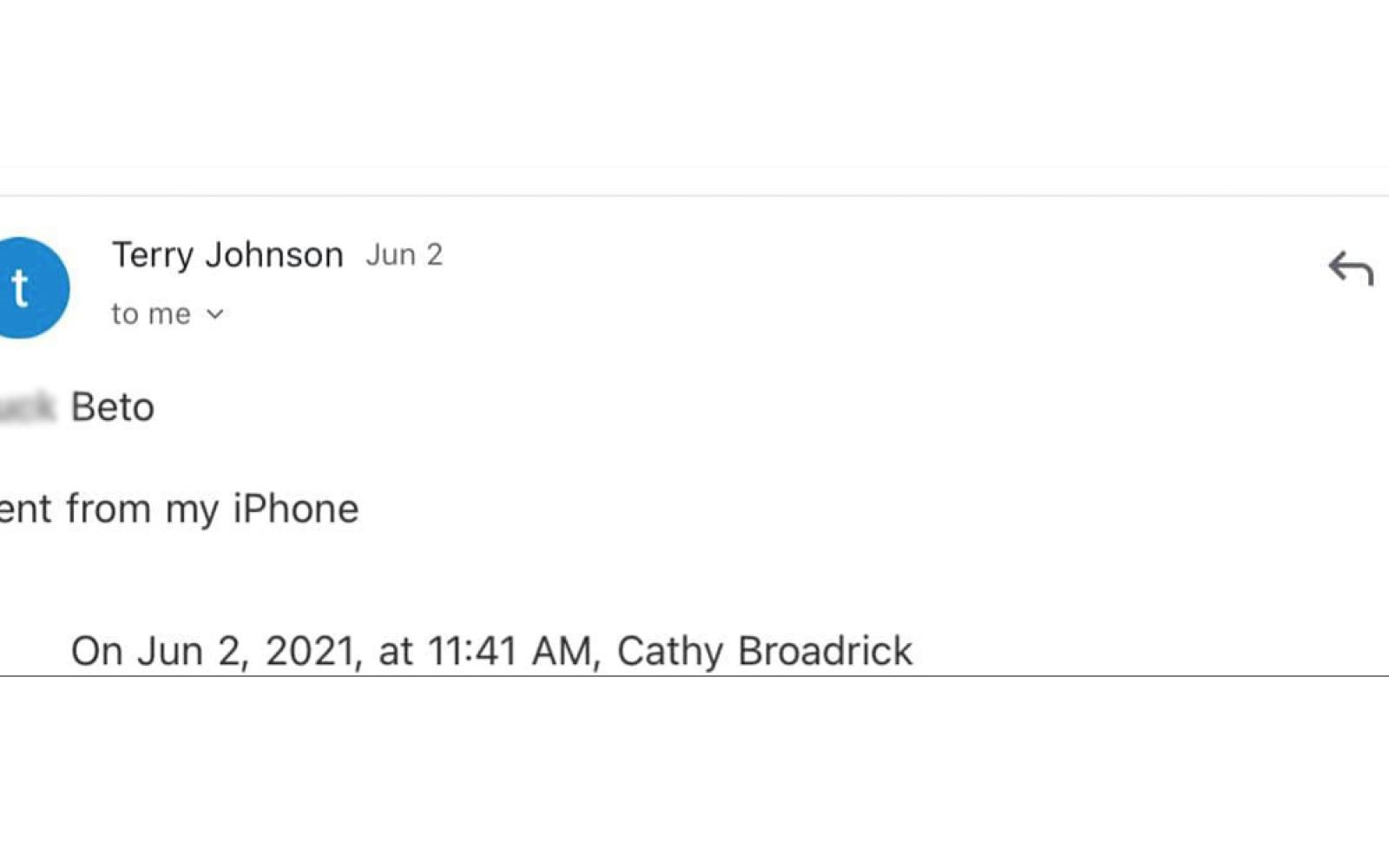 Judge Johnson's Response