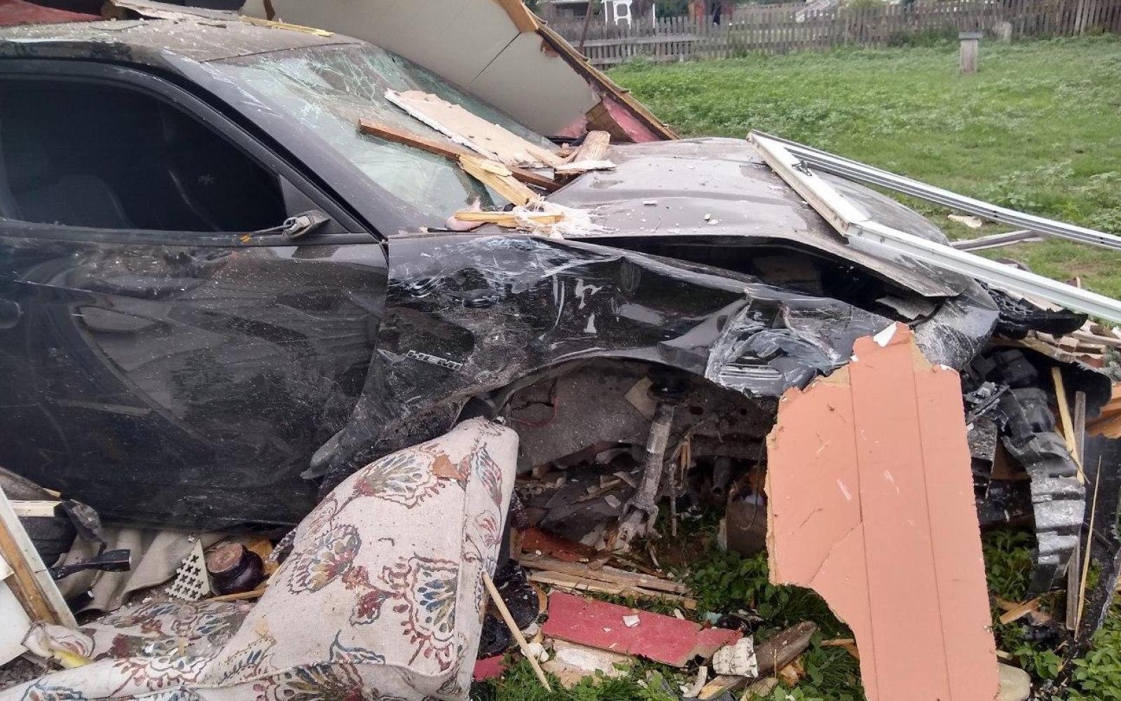 On July 11, 2021 in the early morning hours, a black 2016 Dodge Charger crashed all the way through a San Angelo home. 
