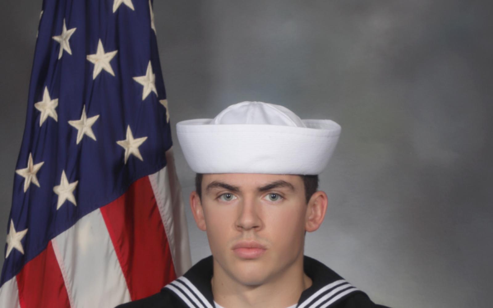 Navy Recruit Top of Class Dallin Roberts (Contributed/USN)