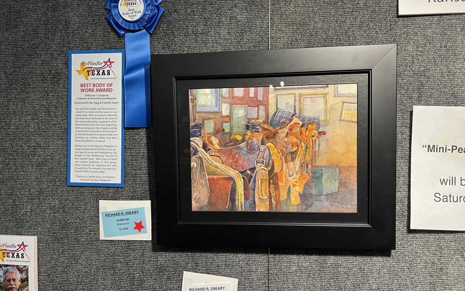 Best Body of Work Award – Richard Sneary