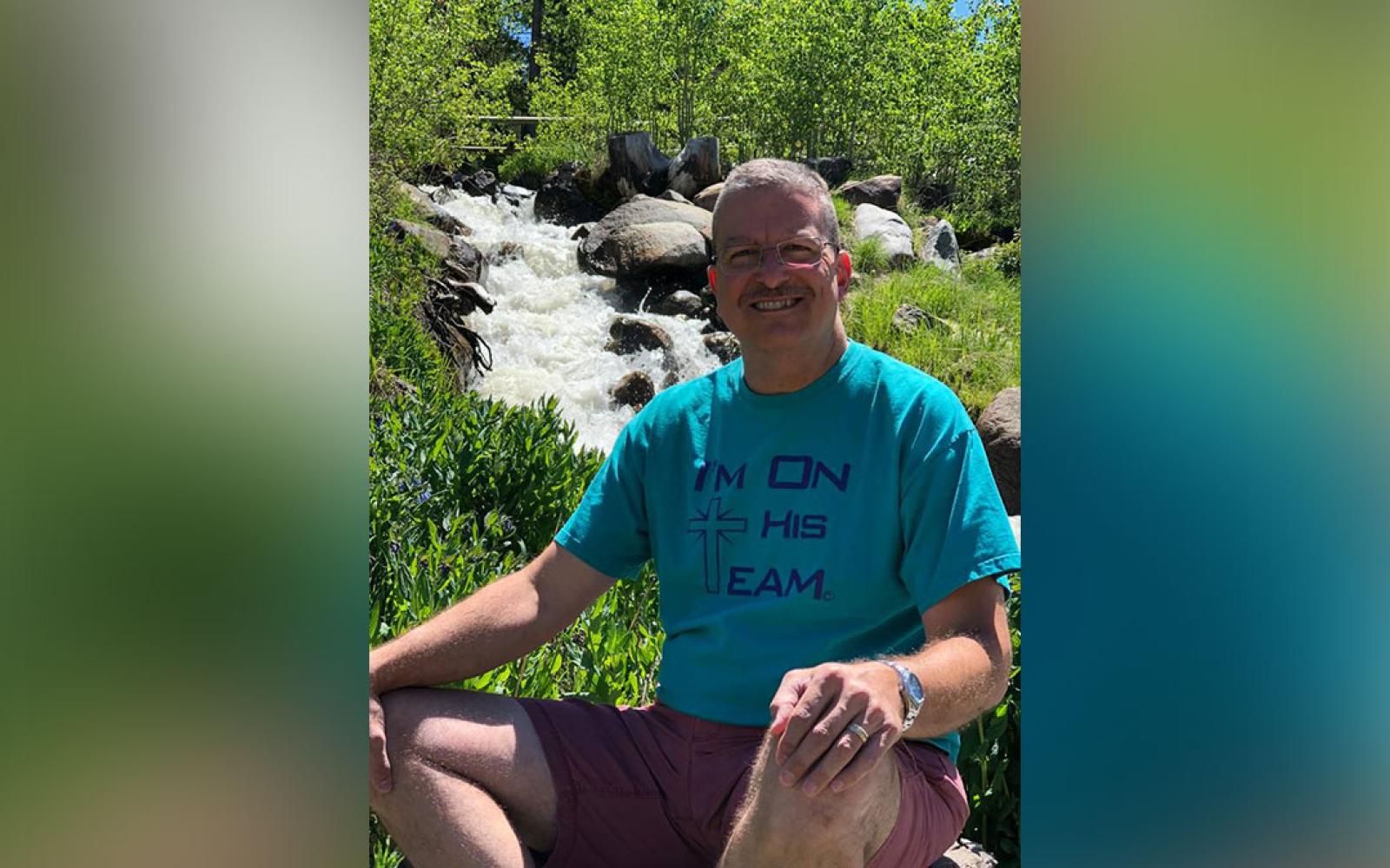 Darin K. Johns, the band director of the Andrews High School Mustang Band