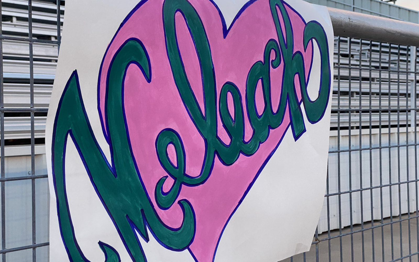 Meleah Sign at Hawk Stadium