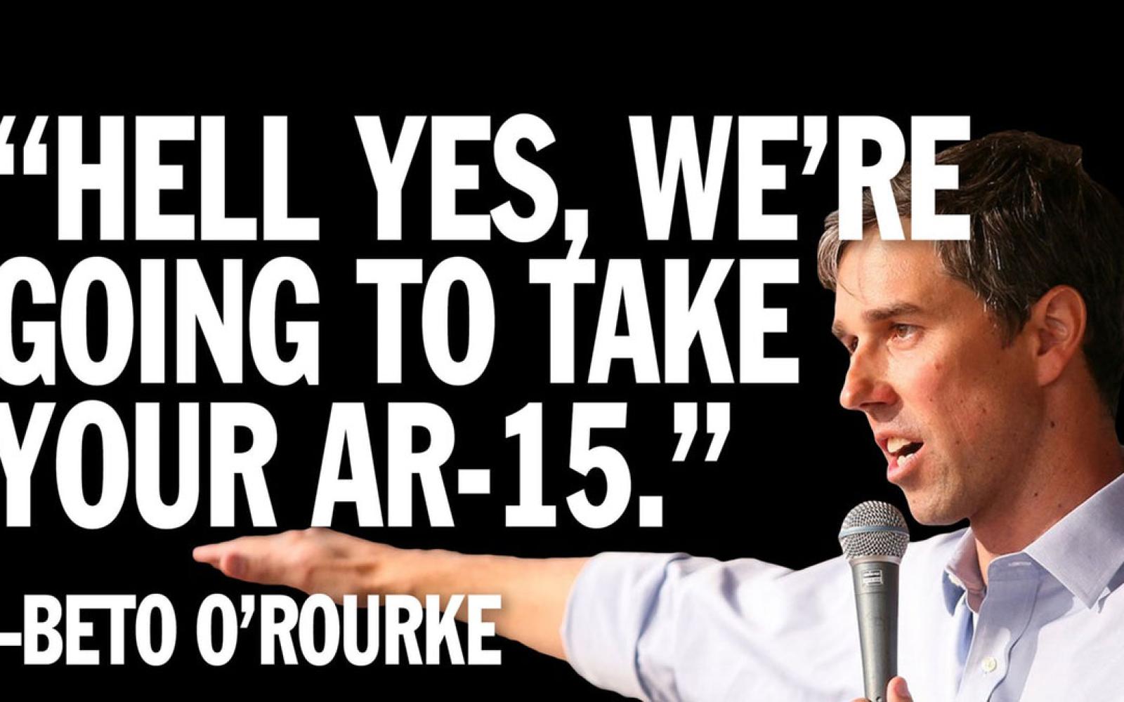 Beto's position on a particular type of gun
