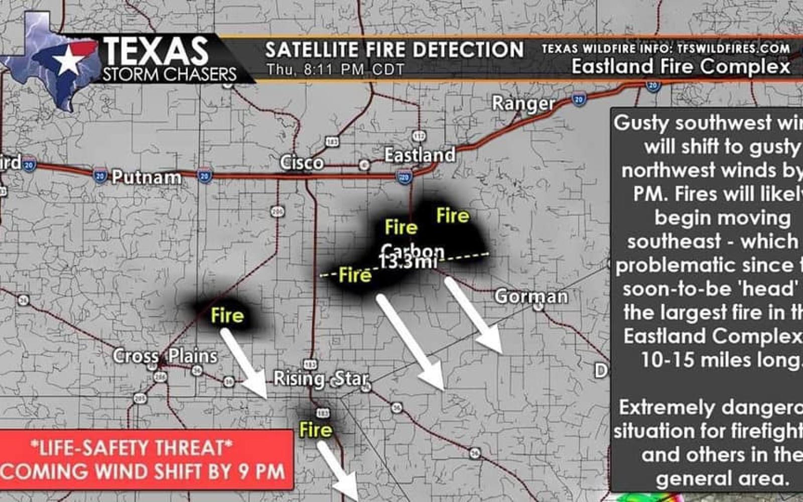 Texas Storm Chasers Map