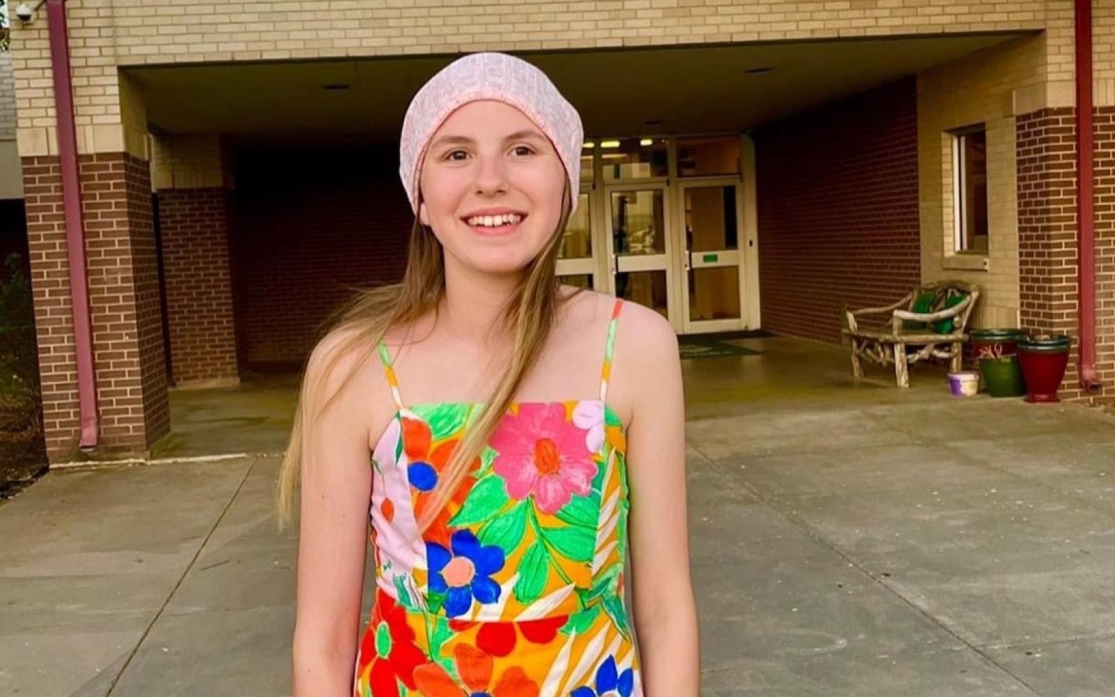 Meleah Plummer in Dallas prior to her second series of surgeries