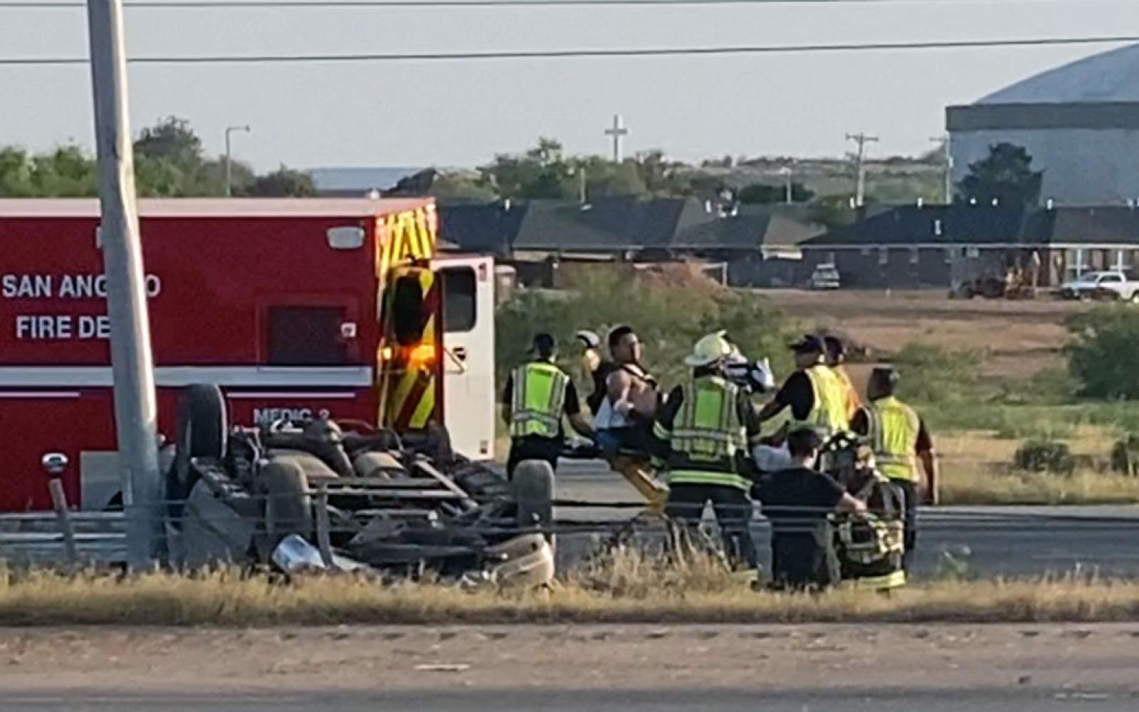 Rollover on Loop 306 on July 17, 2022