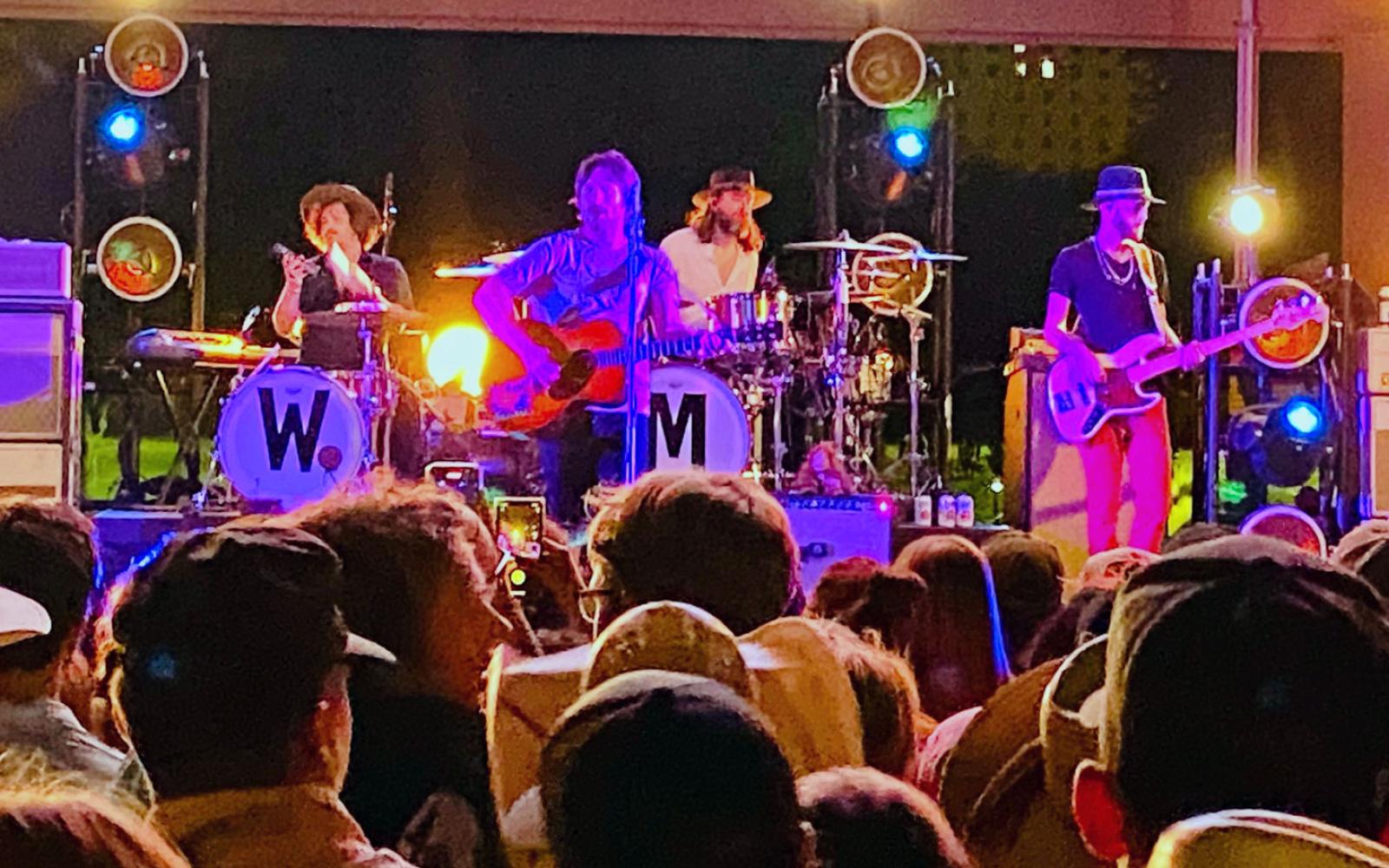 Whiskey Myers performs at the July 30, 2022 concert called Wild West Fest in San Angelo, Texas