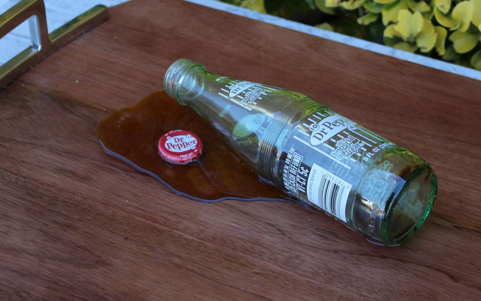 For half the cost of the ceiling pickle instructions, I will actually come to your actual house and spill actual Dr Pepper on your couch. 