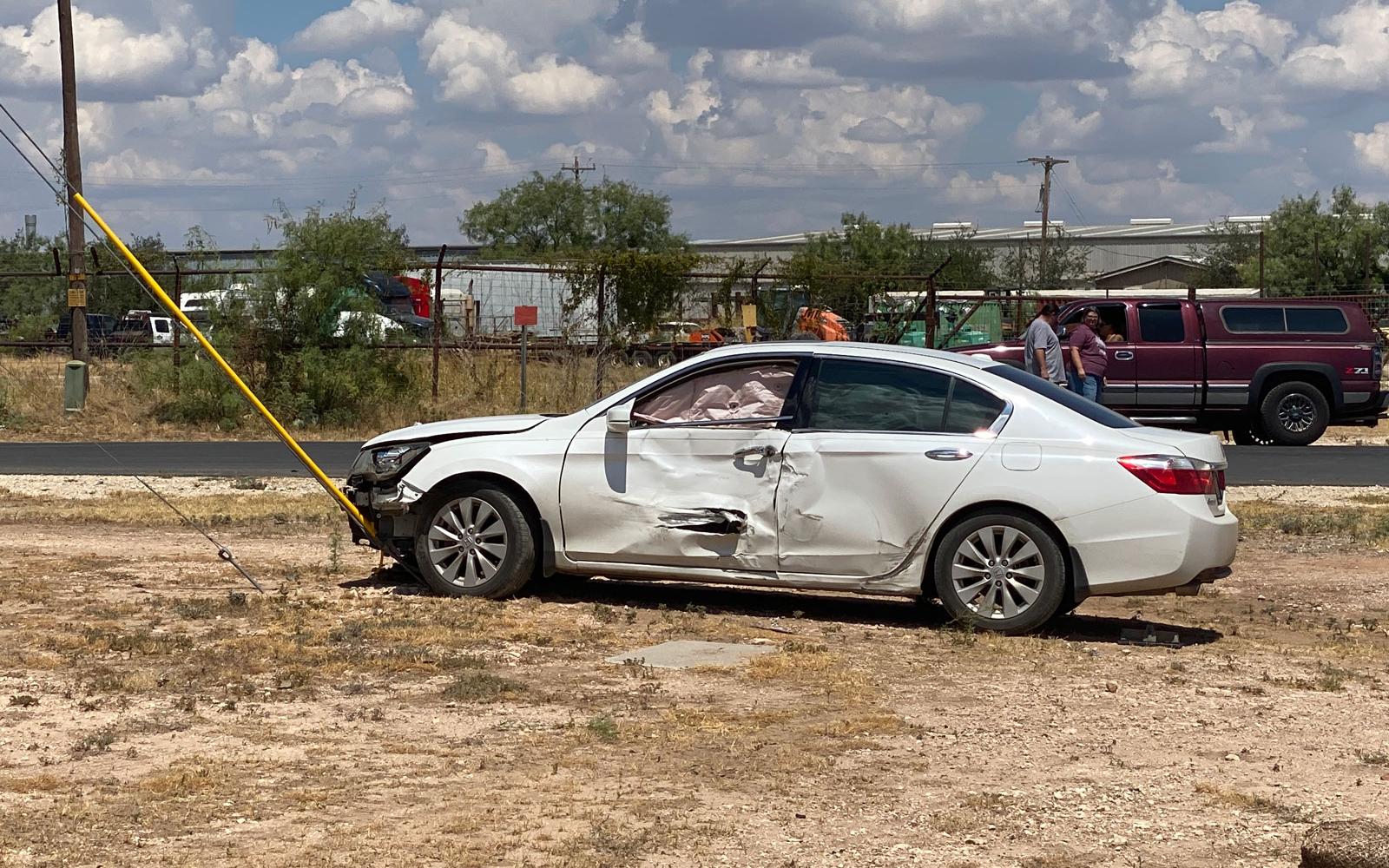 Crash at FM 2105 and Grape Creek Road on August 13, 2022