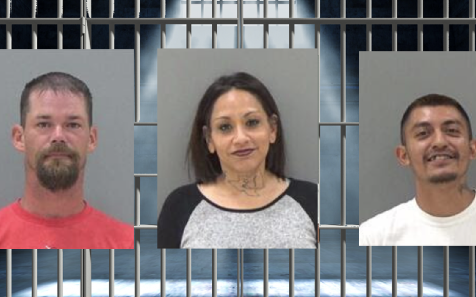 Raymond George (L) Briana Andros (M) Juan Ibarra (R)