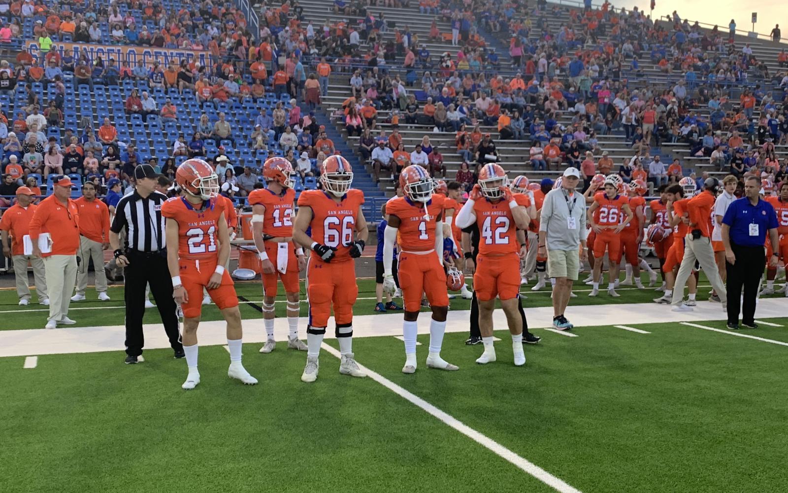 San Angelo Central Bobcats team captains for 2022