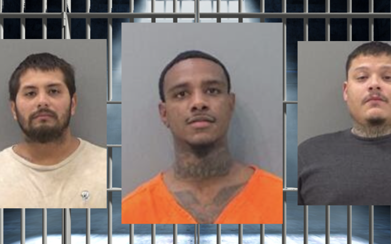 Rodolfo Mendoza (L) Sadarian Sephus (M) Jesse Rios (R)