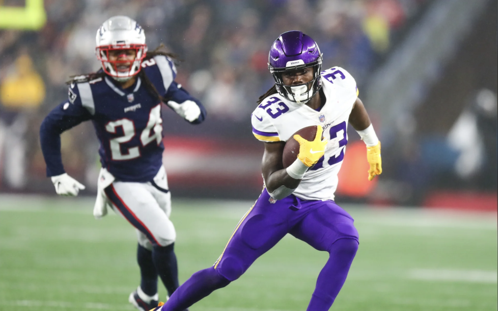 Vikings at the Patriots