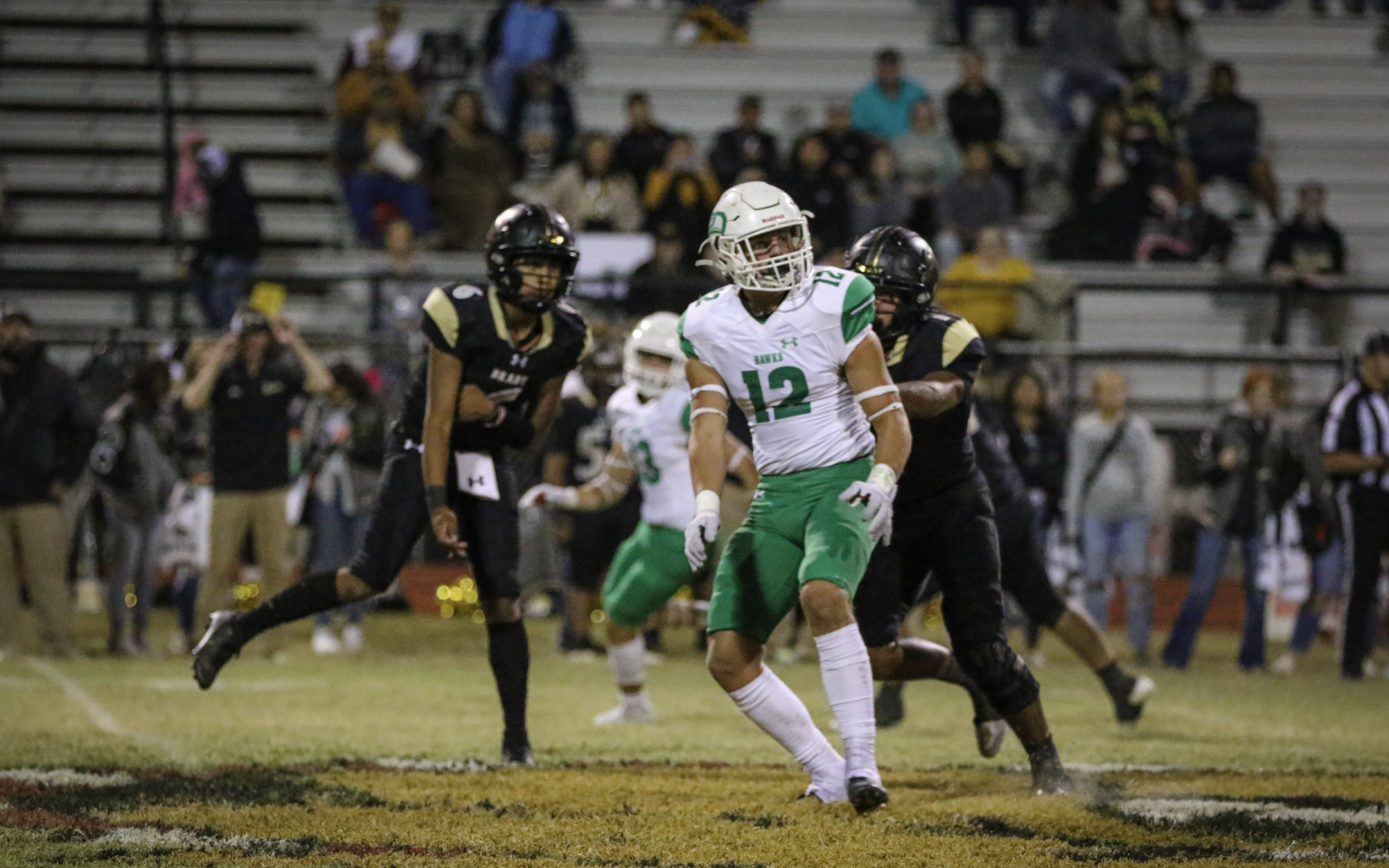 Wall sophomore Brylan White against the Brady Bulldogs!