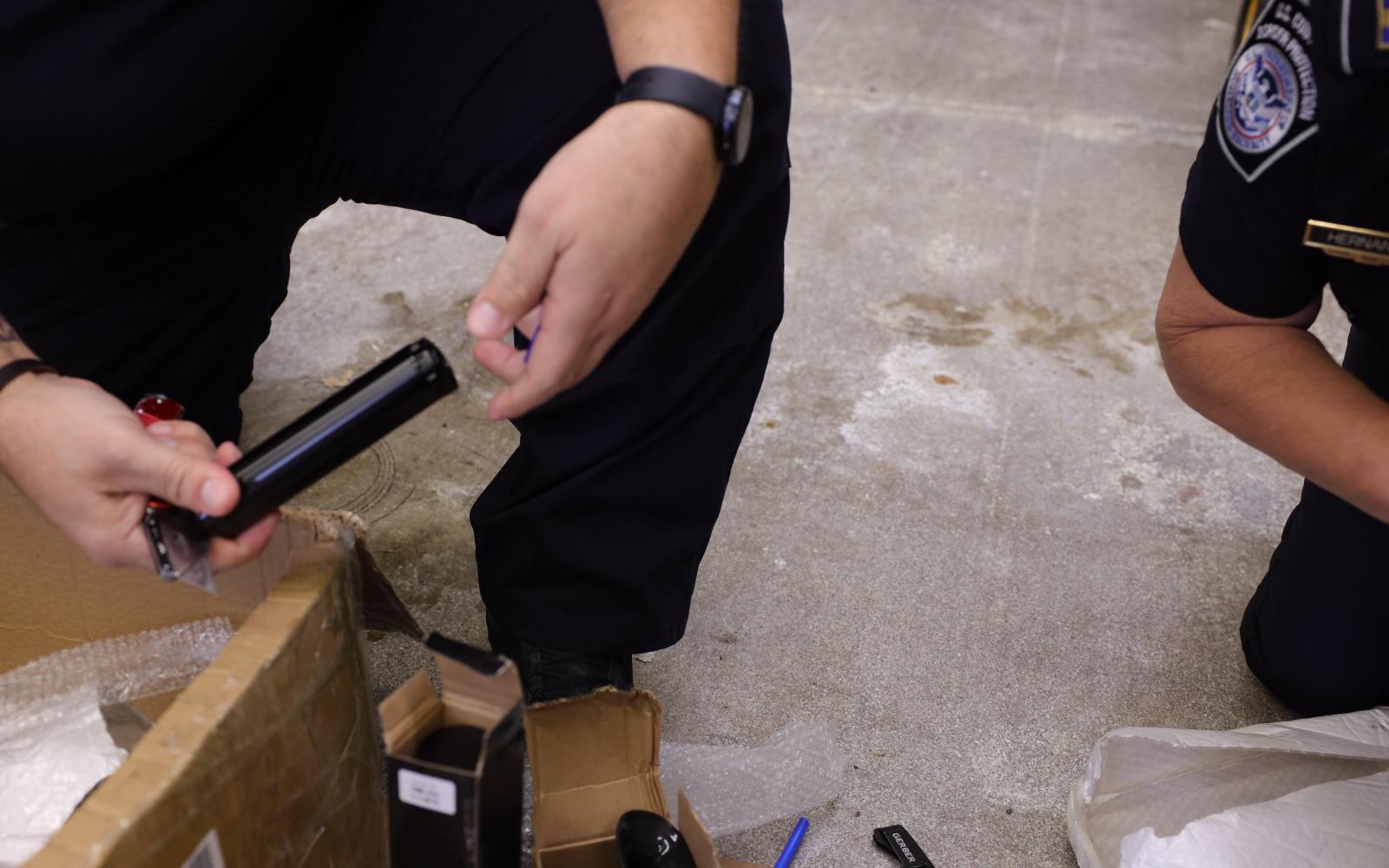 Firearm Silencer Tube (Courtesy/CBP)