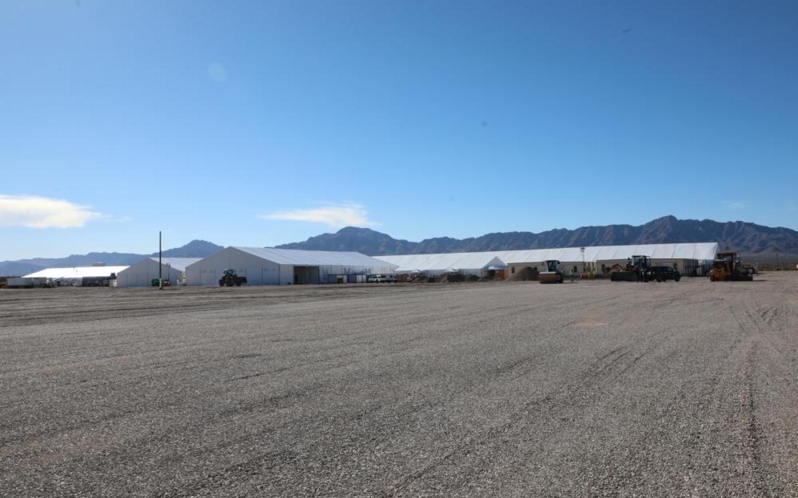 Temporary Illegal Migrant Processing Tent Facility El Paso (Courtesy/CBP)