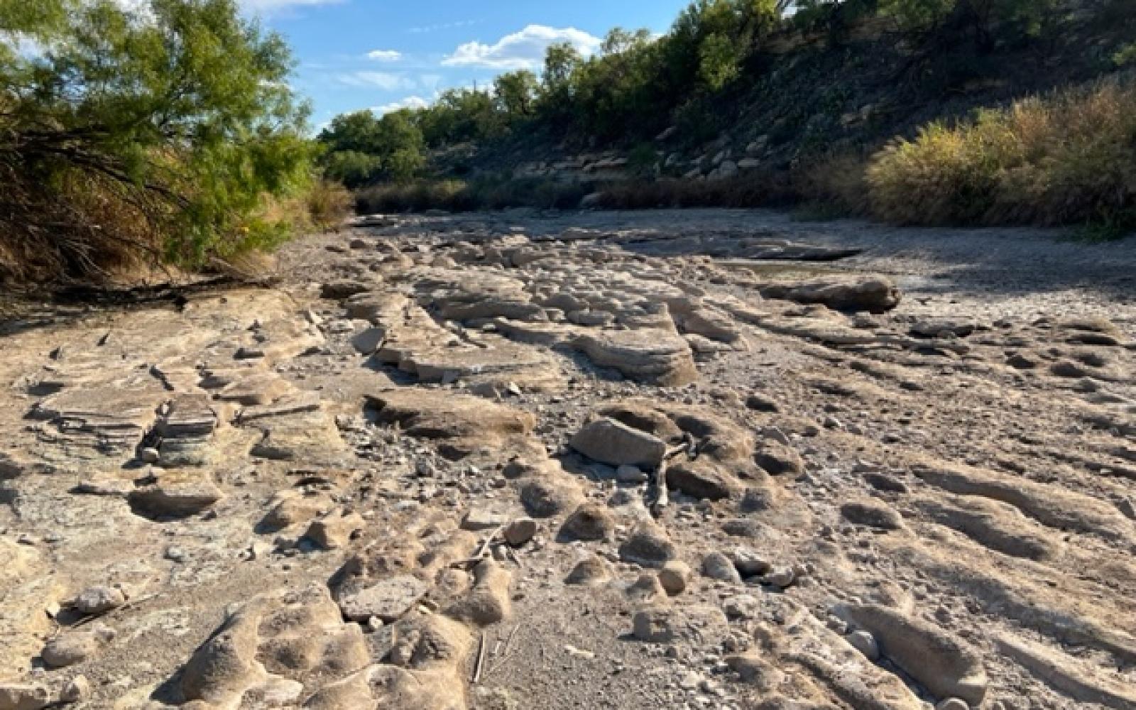 N. Concho River Dry 2.23.23 (LIVE! Photo/Yantis Green)