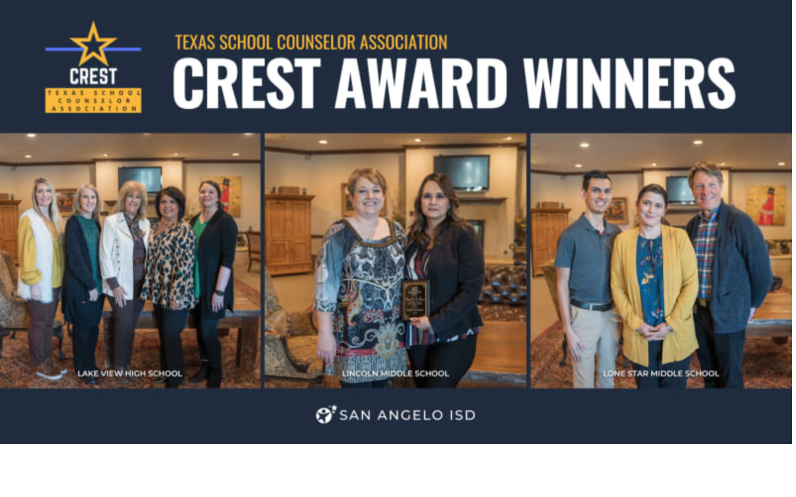 SAISD 2022 CREST Award Winners (Courtesy/SAISD)