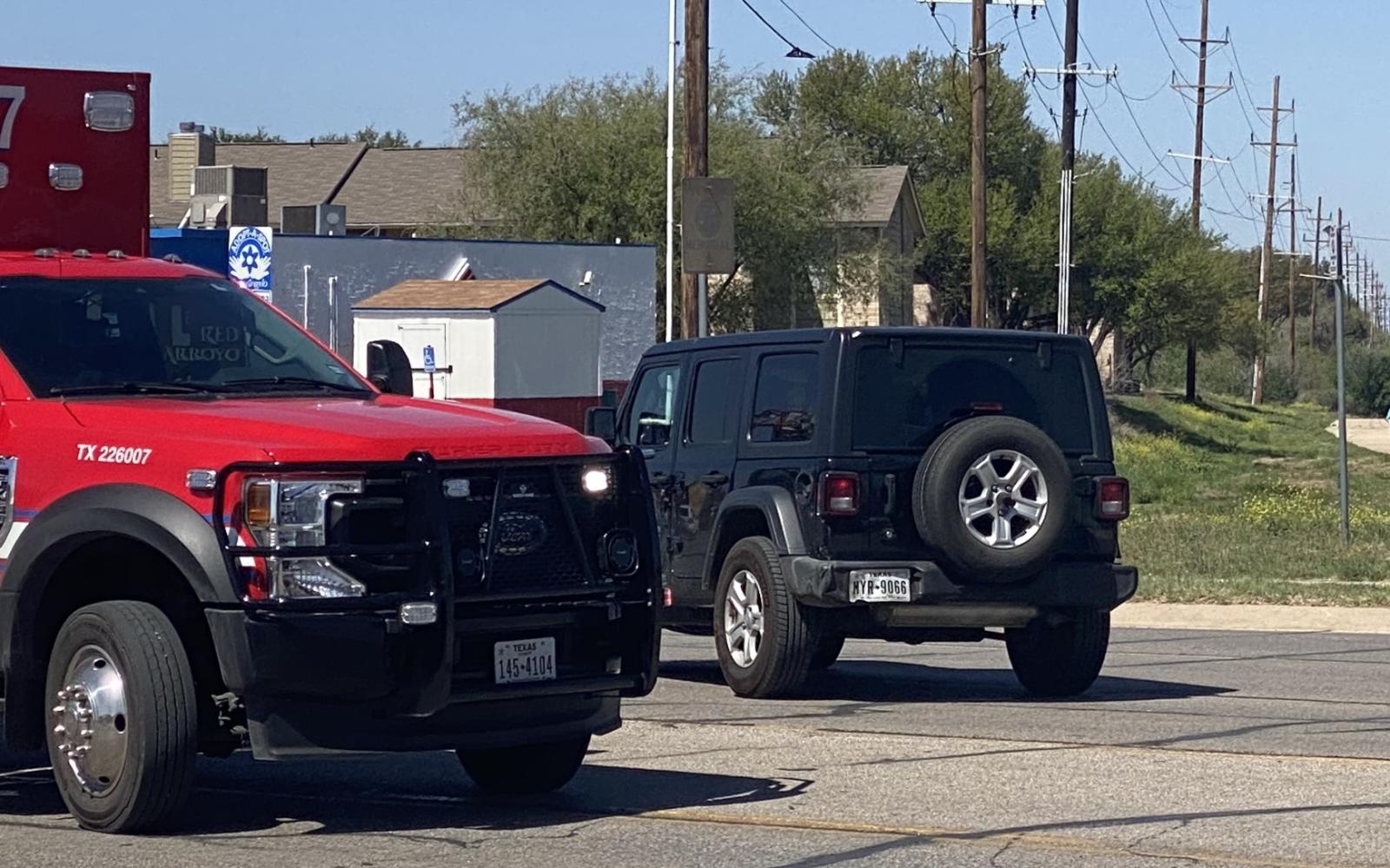 Jeep in Knickerbocker Rd. Crash Sunday 3.23 (LIVE! Photo/James Bouligny)