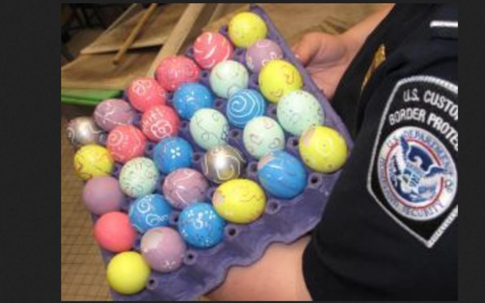 Illegal Mexican Cascarones (Courtesy/CBP)