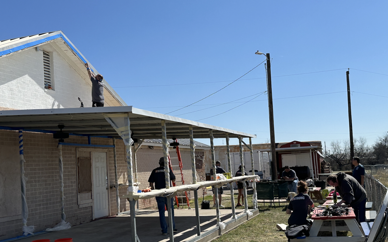 The Home Depot Foundation Volunteers renovate the VFW Hall