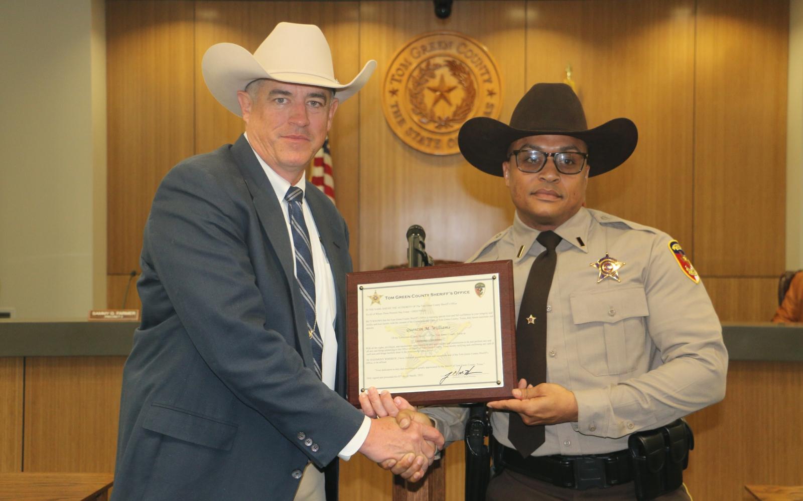 TGCSO Lt. Quentin Williams (Courtesy/TGCSO)